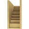 Ekena Millwork 8"W x 24"D x 16"H Classic Landon Rough Cedar Woodgrain TimberThane Corbel, Primed Tan CORUR08X24X16LANRCPR - alternate 2